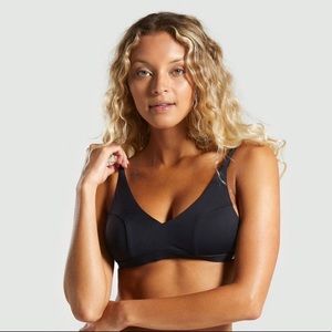 GYMSHARK • HORIZON BIKINI TOP • BLACK •SM• NWT